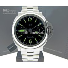 Luxury Mens Pam 297 Gmt Stainless Steel Pam297 Automatic Sport Watch