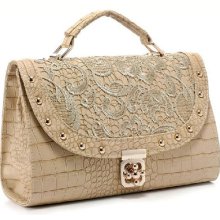 Luxury Sexy Women Lace Shoulder Clutch Handbag Tote Bag Hobo Cross Body Bag