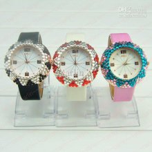 Luxury Women Candy Watches Jewelled Diamond 2012 New Onli-963 Quartz