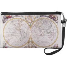 Map of the World Wristlets