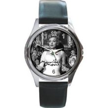 Marilyn Monroe Vol 2 Unisex Silver-Tone Round Metal Watch 08