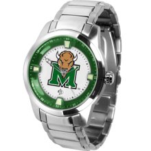 Marshall University Logo- Mens Titan Steel Watch