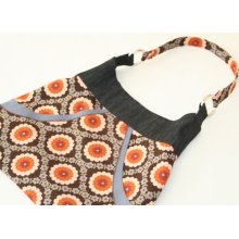 Medium purse - masayume - retro flower