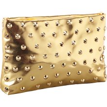 Melie Bianco Robbie Clutch Gold