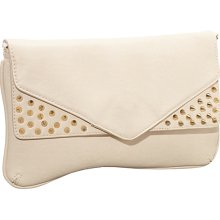 Melie Bianco Zeta Clutch Ivory - Melie Bianco Manmade Handbags