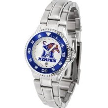 Memphis Tigers Ladies Stainless Steel Watch