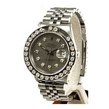 Men's Datejust Rolex, Diamond Dial & Bezel - Pre-Owned