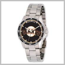 Men's Mlb Stainless Steel San Francisco Giants Coach Watch