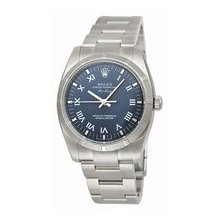 Men's Oyster Perpetual Air King Rolex, Stainless Steel, Navy Blue Dial