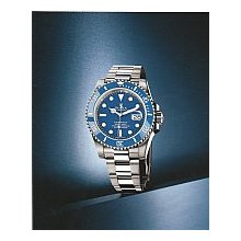 Men's Rolex Submariner White Gold/Blue Dial/Blue Cerachrom Bezel