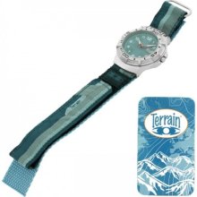 Mens Terrain Watch, Blue Detail Velcro Sports Stap, Tv01306g