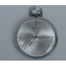 Mens Vintage Nickel Chrome C.H. Tissot Pocket Watch