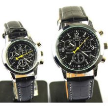 Men's/women's Fashion Casual Quartz Analog Sport Wrist Watch 3 Colors