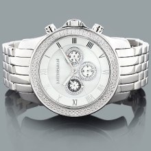 Mens Wristwatches Luxurman Mens Diamond Watch 0.25ct