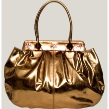 Metallic Leather Bag