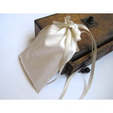 Mini Silk Drawstring Bag