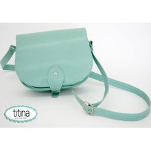 mint color cross-body Lula bag