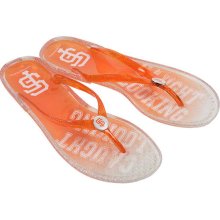 MLB - San Francisco Giants Womens Slogan Jelly Flip Flop