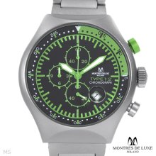 Montres De Luxe Milano 45mm Made In Italy Men's Chronograph Watch