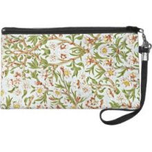 Morris - Delicate Floral Blossom Pattern Wristlet Clutches