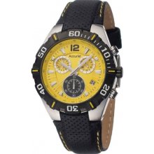 MS832Y Accurist Mens Core Sports Yellow Black Watch