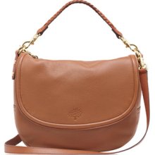 Mulberry Effie Satchel in Oak Spongy Pebbled