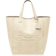 Mulberry North South Maisie Tote in Light Peach Smooth Touch