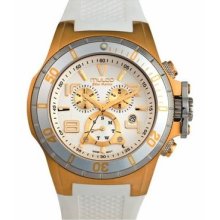 Mulco Mw1-29828-011 Stainless Steel Chronograph Deep Collection White Dial Watch