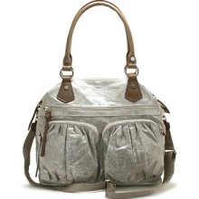 MZ Wallace Belle - Silver Glazed Linen