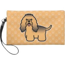 N1ki's Sable American Cocker Spaniel Wristlet Purses