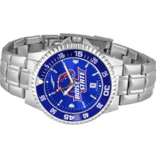 NCAA Boise State University Mens Stainless Watch COMPM-AC-BSB - DEALER