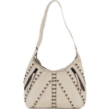 Nea Large Leather Hobo Style Handbag CA-09