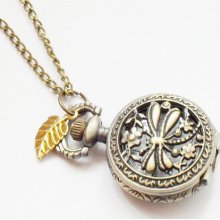 Necklace watch Dragonfly