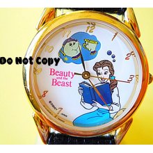 New Disney Beauty & The Beast Day Dreaming Watch Htf