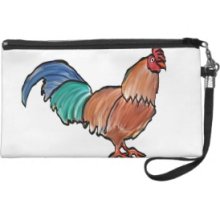 New Rooster Bag Wristlet Clutch