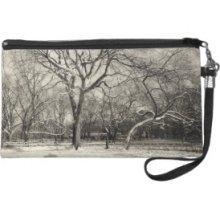 New York Winter - East Village Snow Wristlet