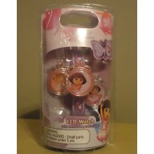 Newnickelodeon Dora The Explorer Lcd Watch W/interchangeable Topsballerina