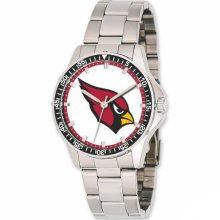 NFL Football Watches - Men's Arizona Cardinals Stainless Steel National Football League Watch