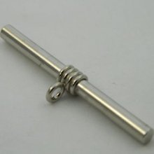 Nickle Plate T Bar For Pocket Watch Chain & Jewelry