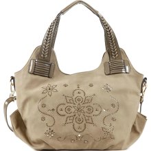 Nicole Lee Kiana Laser Cut Flower Mandala Larger Shoulder Bag