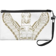 North American Tribal Wristlet Purses