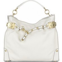 Nwt Authentic Miu Miu Rectangular White Leather Tote