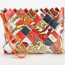 Ollin Arm Candy Medium Wristlet Zip-Pouch: Orange One Size W_acc_bags