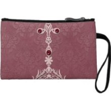 Parisian Jewel: Romantic Rose Wristlet Clutch