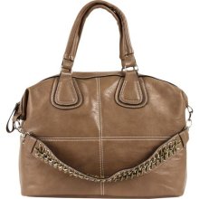 Patricia Bowler Satchel - Taupe Brown ...