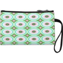 Pattern Design Bagettes Bag Wristlet Clutch