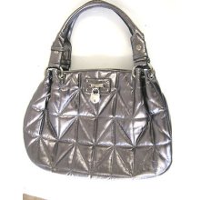 Per Una Metallic Lilac Large Shoulder Bag