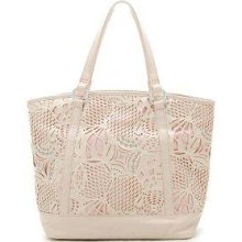 Perforated Shoulder Bag Pink - One Size