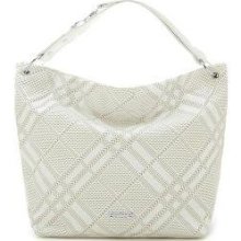 Perforated Shoulder Bag White - One Size