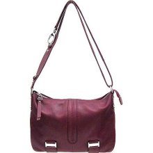 Perlina Norah Leather Convertible Crossbody Bag - Merlot - One Size